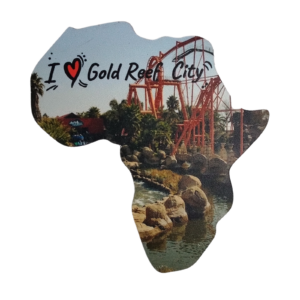 Love Gold Reef City Fridge Magnet – South Africa