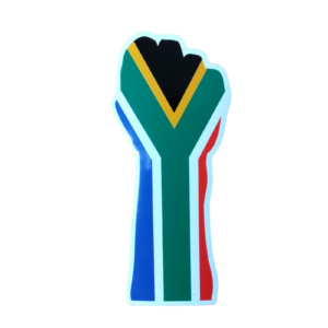 Raised Fist South Africa Sticker